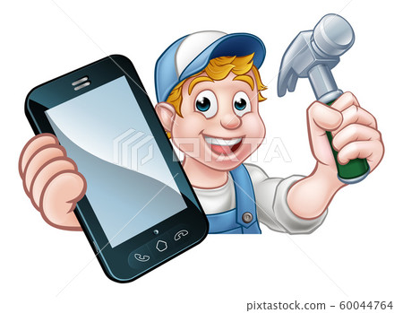 Carpenter Handyman Phone Concept Carpenter Handyman Phone Concept 60044764