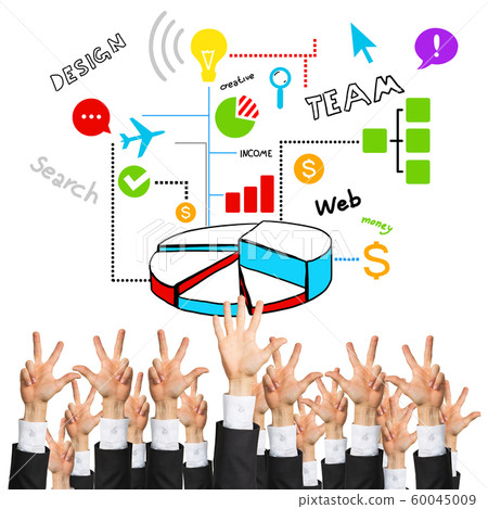 Business and teamwork concept 60045009