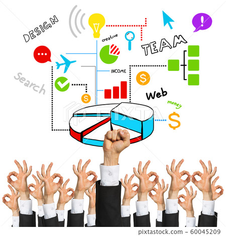 Business and teamwork concept 60045209