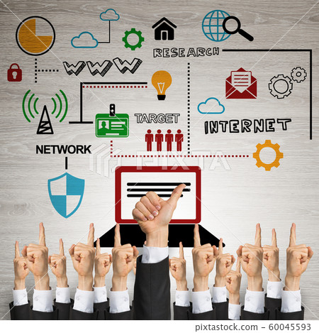 Business and teamwork concept Business and teamwork concept 60045593