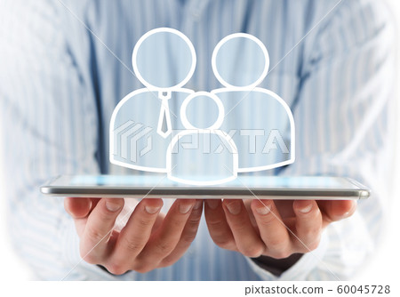 Family insurance on tablet 60045728