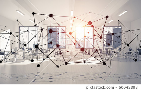 Networking and wireless connection as concept for effective modern business Networking and wireless connection as concept for effective modern business 60045898