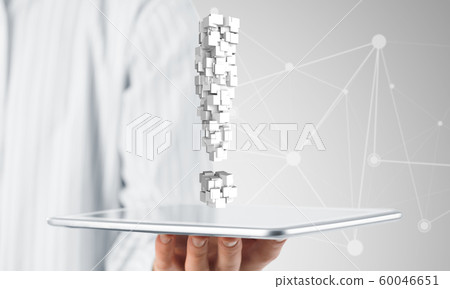 Exclamation mark and tablet Exclamation mark and tablet 60046651