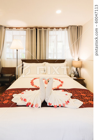 Bed room in thai traditional style Bed room in thai traditional style 60047113