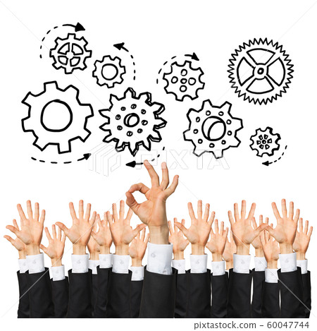 Business and teamwork concept 60047744