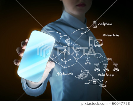 Electronic business concept Electronic business concept 60047758
