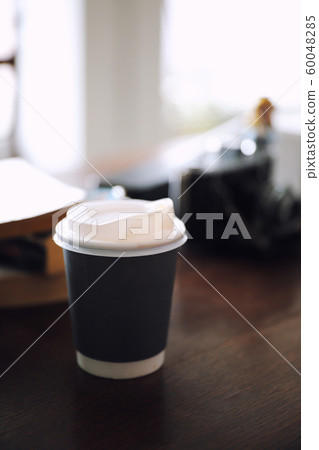 take home hot cappuccino or Latte art coffee made from milk take home hot cappuccino or Latte art coffee made from milk 60048285