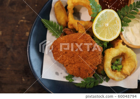 Fish and chips , british food 60048794