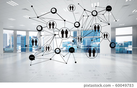 Networking and wireless connection as concept for effective modern business 60049783