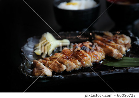japanese food , Chicken teriyoki with rice 60050722