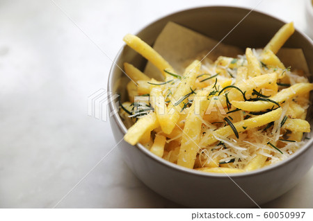 French fires , Fires potato in bowl appetizer French fires , Fires potato in bowl appetizer 60050997