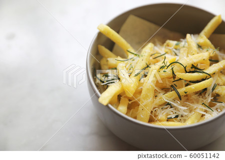 French fires , Fires potato in bowl appetizer French fires , Fires potato in bowl appetizer 60051142