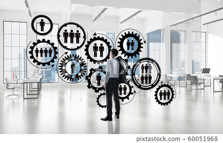 Networking and social communication concept as effective point for modern business Networking and social communication concept as effective point for modern business 60051968