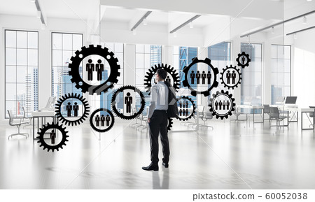 Networking and social communication concept as effective point for modern business 60052038