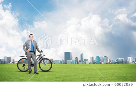 Smiling man in business suit and tie Smiling man in business suit and tie 60052089