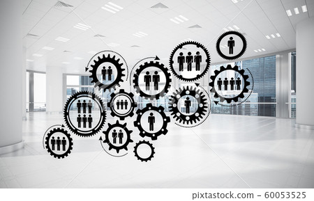 Networking and wireless connection as concept for effective modern business Networking and wireless connection as concept for effective modern business 60053525