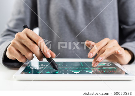 Tablet computer for financial data analysis Tablet computer for financial data analysis 60053588
