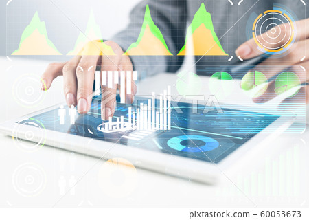 Business analysis and stock market analyzing Business analysis and stock market analyzing 60053673