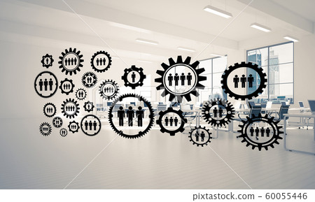 Networking and wireless connection as concept for effective modern business Networking and wireless connection as concept for effective modern business 60055446