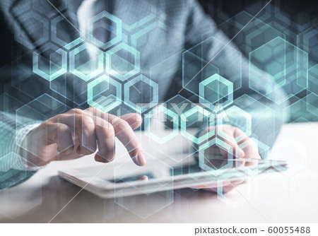 Business and innovation technology concept Business and innovation technology concept 60055488