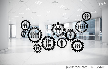 Networking and wireless connection as concept for effective modern business Networking and wireless connection as concept for effective modern business 60055605