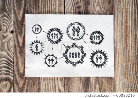 Human resource recruitment pencil hand drawn Human resource recruitment pencil hand drawn 60056210