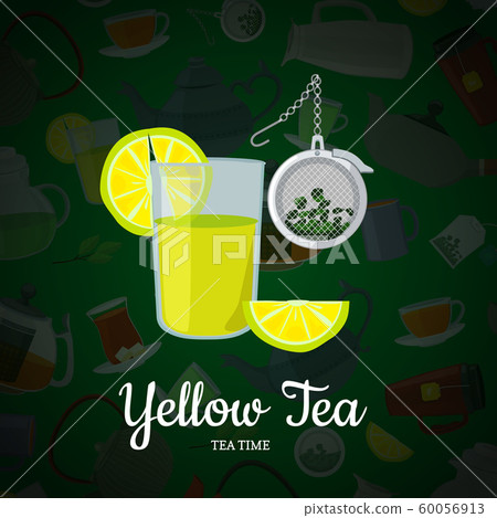 Vector cartoon tea kettles and cups 60056913