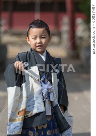 七五三男生男 照片素材 圖片 圖庫