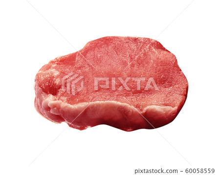 fresh raw beef steak isolated on white background fresh raw beef steak isolated on white background 60058559