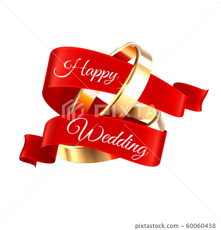 Happy Wedding Rings Composition 插圖素材 圖庫 Happy Wedding Rings Composition 插圖素材 圖庫