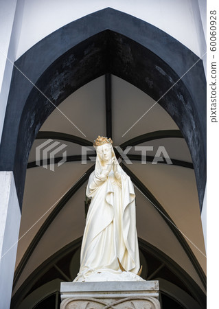 Virgin Mary statue at Oura Catholic Church Virgin Mary statue at Oura Catholic Church 60060928