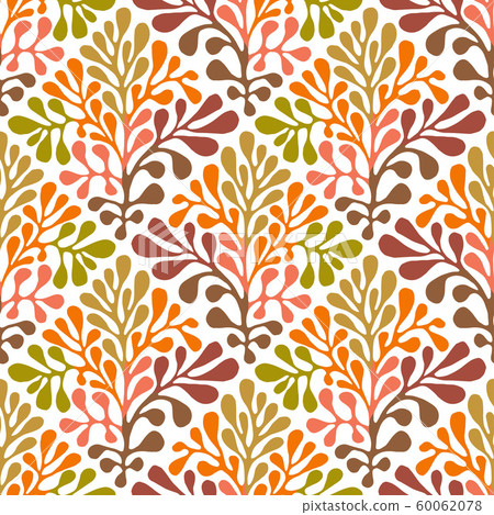 Vector Autumn seamless floral pattern Vector Autumn seamless floral pattern 60062078