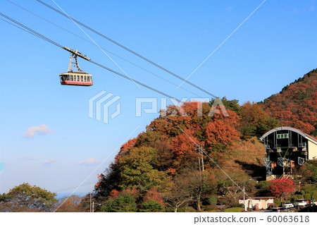 Beppu Ropeway Autumn Scene 60063618