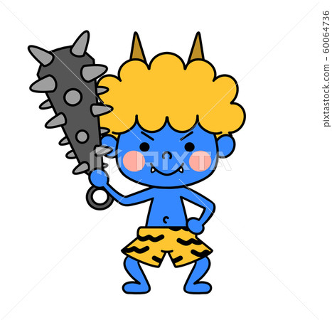 Setsubun Ao Oni Illustration 60064736