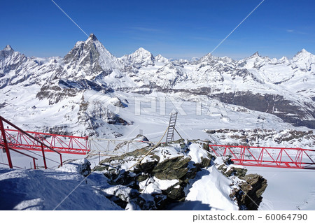 Winter in Zermatt, Switzerland, Matterhorn Zermatt Winter in Zermatt, Switzerland, Matterhorn Zermatt 60064790