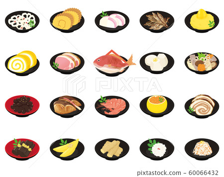 New Year dishes set 60066432