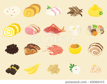 New Year dishes set 60066433