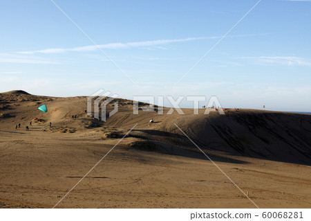 鳥取四個季節秋天秋天鳥取沙丘 60068281