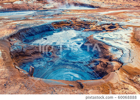 Geothermal area Hverir, Iceland. 60068888