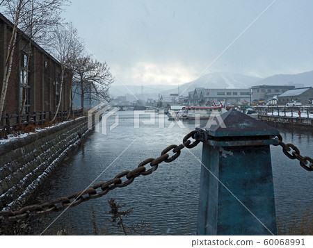 Snow otaru canal Snow otaru canal 60068991