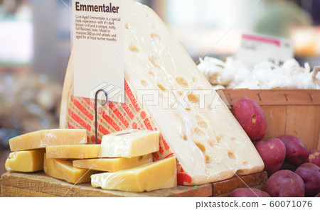 Emmental cheese sold at supermarkets 60071076