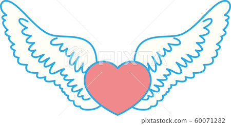 Angel wings wings halo angel ring jumping heart Angel wings wings halo angel ring jumping heart 60071282