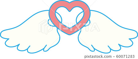 Angel wings wings halo angel ring jumping heart Angel wings wings halo angel ring jumping heart 60071283