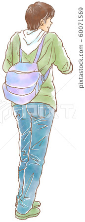 Person looking into 60071569