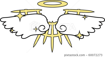 Angel wings wings halo angel ring jump 60072273