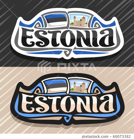 Vector logo for Estonia  60073382