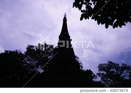 chiang mai, chedi, buddhist stupa 60073679