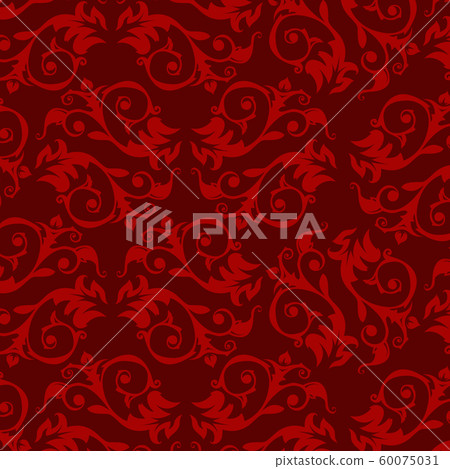 seamless luxury ornamental background. Red ... - Stock Illustration ...