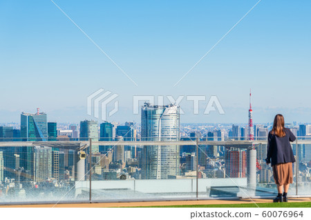 Tokyo City View Rooftop Skyscraper 60076964