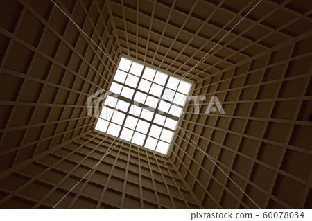 Top window, visual rhythm, straight style, bottom view 60078034